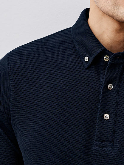 BreezeLuxe Breathable Piqué Short Sleeve Polo