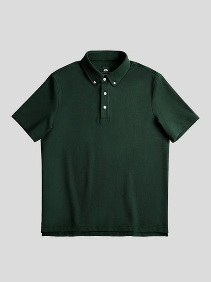 BreezeLuxe Breathable Piqué Short Sleeve Polo