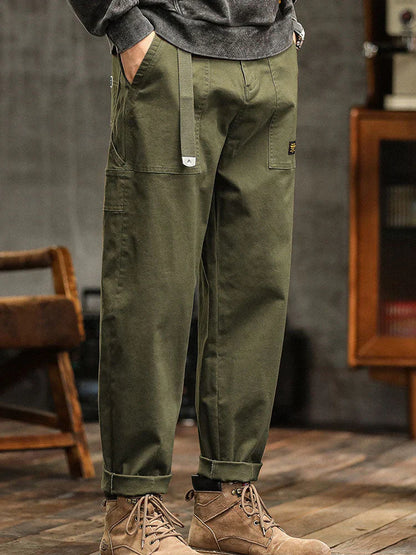 Men's Vintage-Inspired Casual Utility Pants
